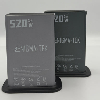 Enigma-Tek 520W GaN Super Fast Charging Hub 8-Port USB-C & USB-A  100W PD For iPhone, iPad, Laptop, Samsung & More